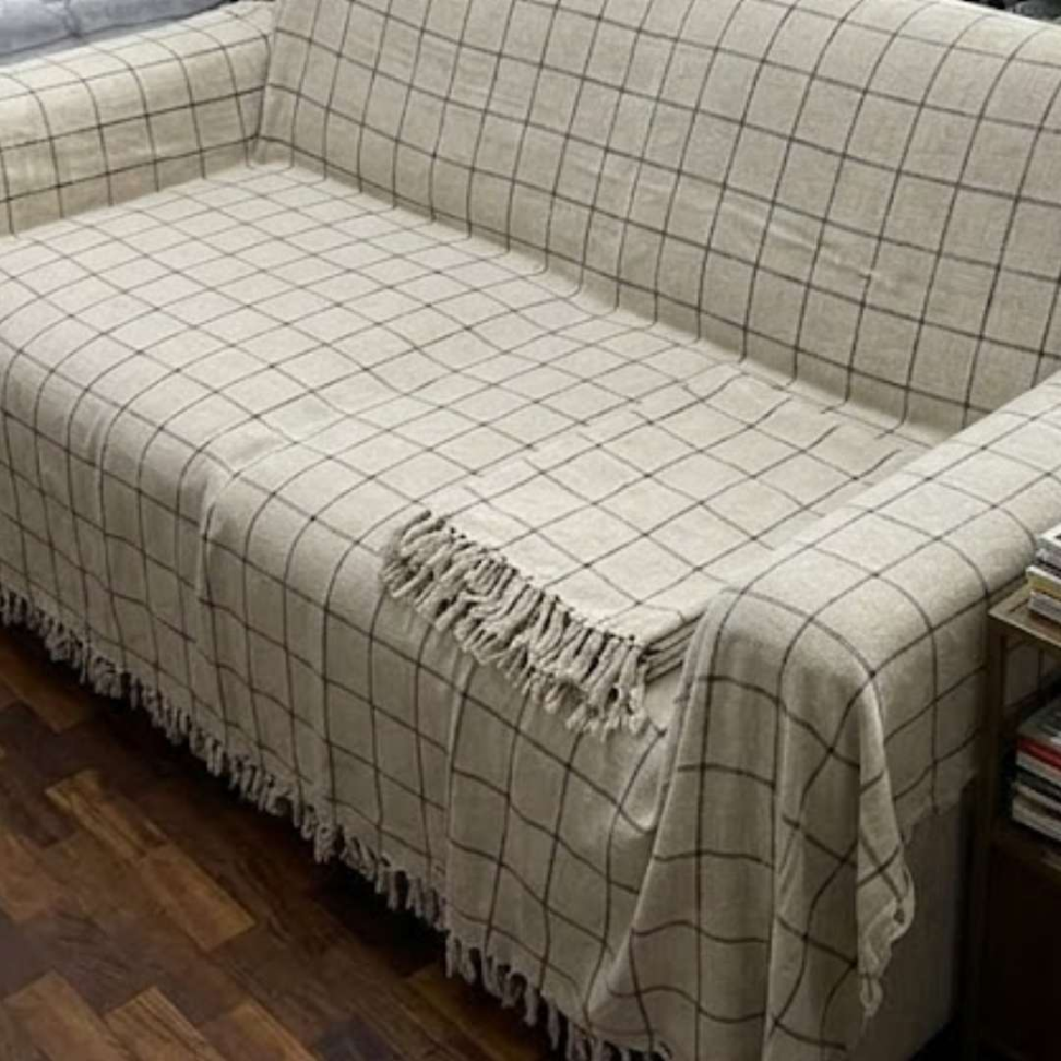 Manta Sofá 100% Algodão Premium 1,66x2,65 Elegante Confortável e Super Versátil para Sua Casa - #6