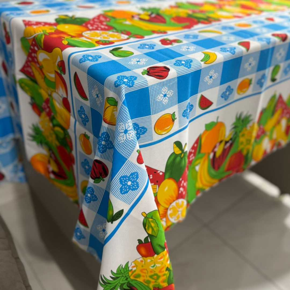 Toalha de Mesa 6 Lugares Oxford Impermeável Estampas Modernas, Fácil de Limpar e Não Amassa Deixe Sua Cozinha Linda e Prática - #14