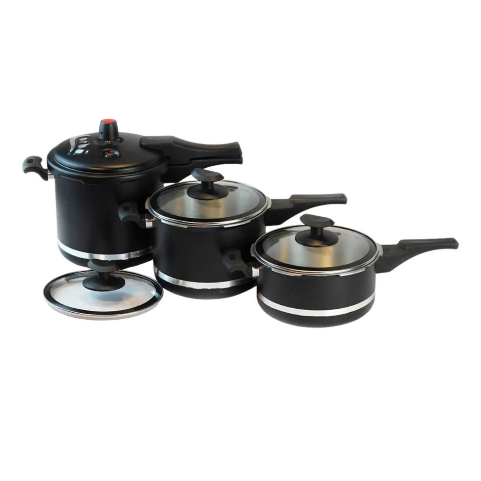 Kit 3 Panela Pressão Qatar 3,0 - 4,5 - 5,5 Litros Corbã - #5