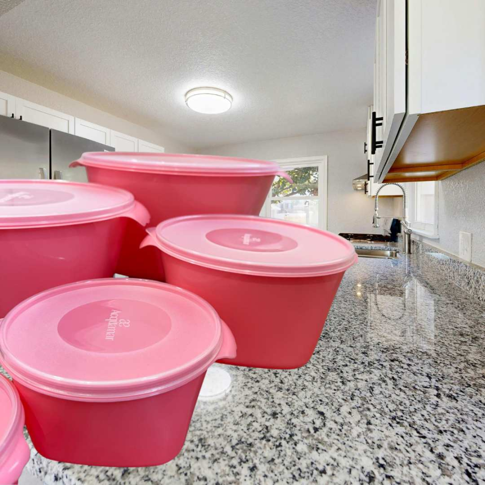 Kit Potes Plásticos com Tampa Hermética Jogo Organizador de Alimentos Multiuso - #5