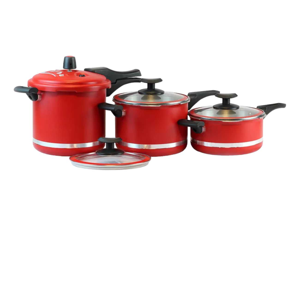 Kit 3 Panela Pressão Qatar 3,0 - 4,5 - 5,5 Litros Corbã - #2
