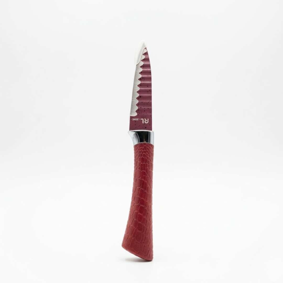 Jogo de Facas 8 Peças Profissional + Tesoura + Descascador + Chaira + Garra | Kit Completo Cozinha Premium Aço Inox Ultra Afiado - #21