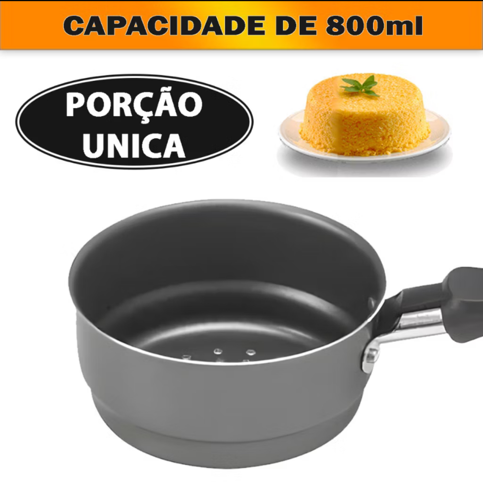 Mini Cuscuzeira 2 em 1 Porções Individuais - #3