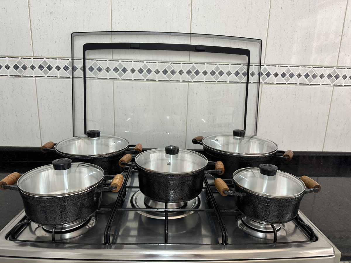 Jogo De Panelas Cava Alumínio Fundido 5 Peças - #16