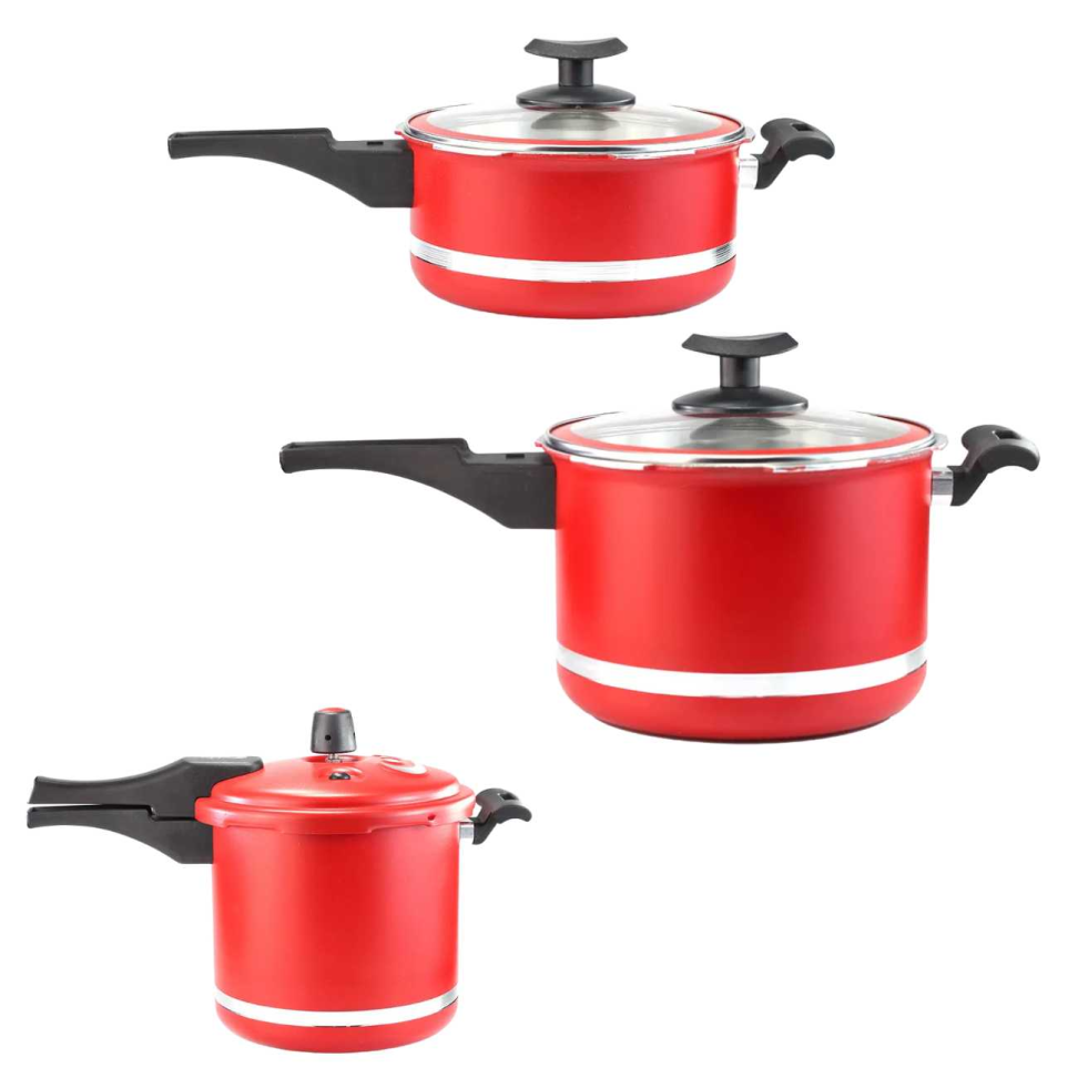 Kit 3 Panela Pressão Qatar 3,0 - 4,5 - 5,5 Litros Corbã - #3