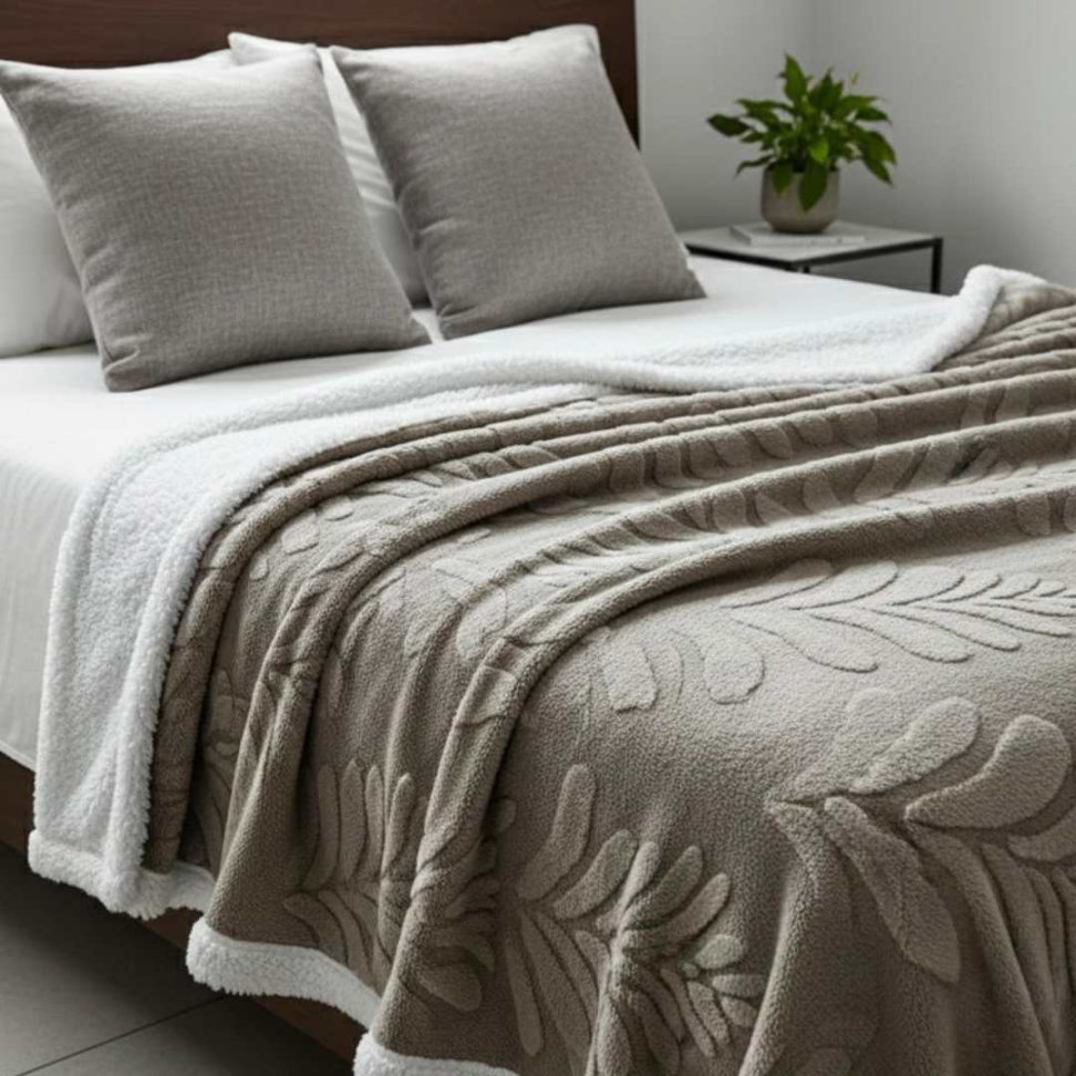 Manta Sherpa Premium Casal Queen Ultra Macia Quentinha e Aconchegante Toque de Pelo de Carneiro Luxo para Inverno 1,90X2,10 - #14