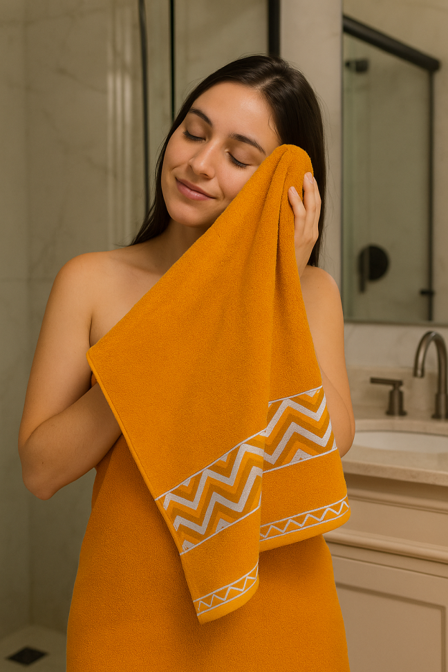 Toalha De Banho Grande 75cmx1,50cm - 100% Algodão - #7