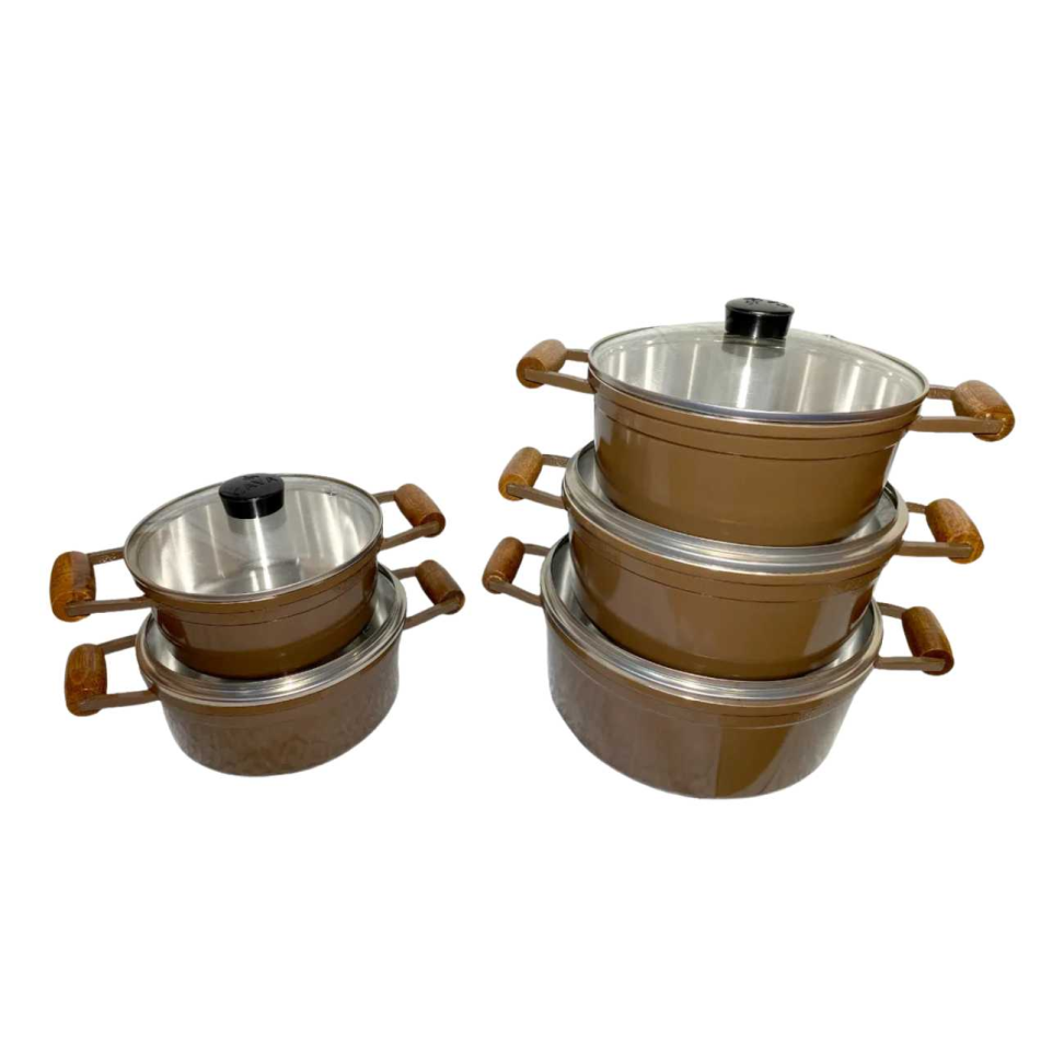 Jogo De Panelas Cava Alumínio Fundido 5 Peças - #4