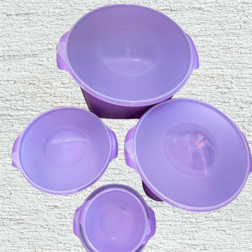 Kit Potes Plásticos com Tampa Hermética Jogo Organizador de Alimentos Multiuso - #3