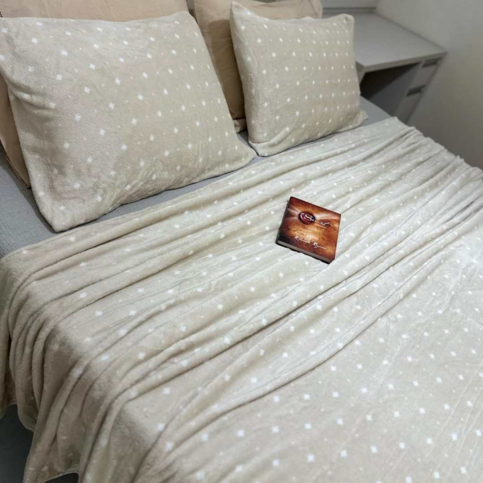 Colcha Flannel Premium Queen 3 Peças Toque Aveludado Macia Elegante e Super Confortável para Todas as Estações - #4