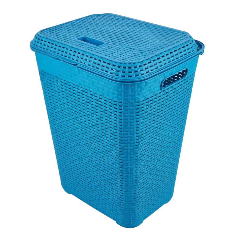 Cesto de Roupas 72L com Tampa Organizador Premium em Polipropileno Resistente Design Moderno Grande Capacidade e Anti-Odor para Seu Lar - #9