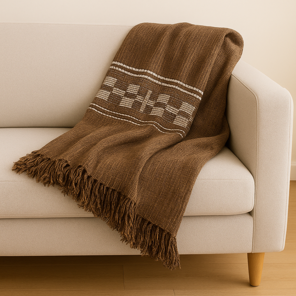 Manta Para Sofá Grande 100% Algodão - #13