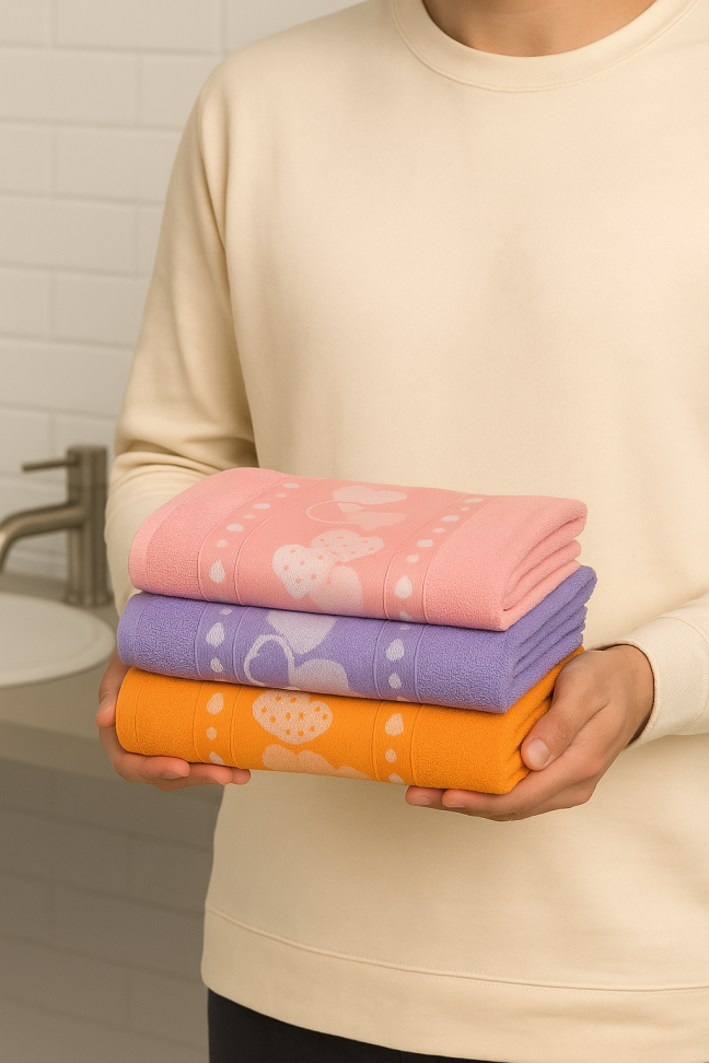 Toalha De Banho Grande 75cmx1,50cm - 100% Algodão - #15