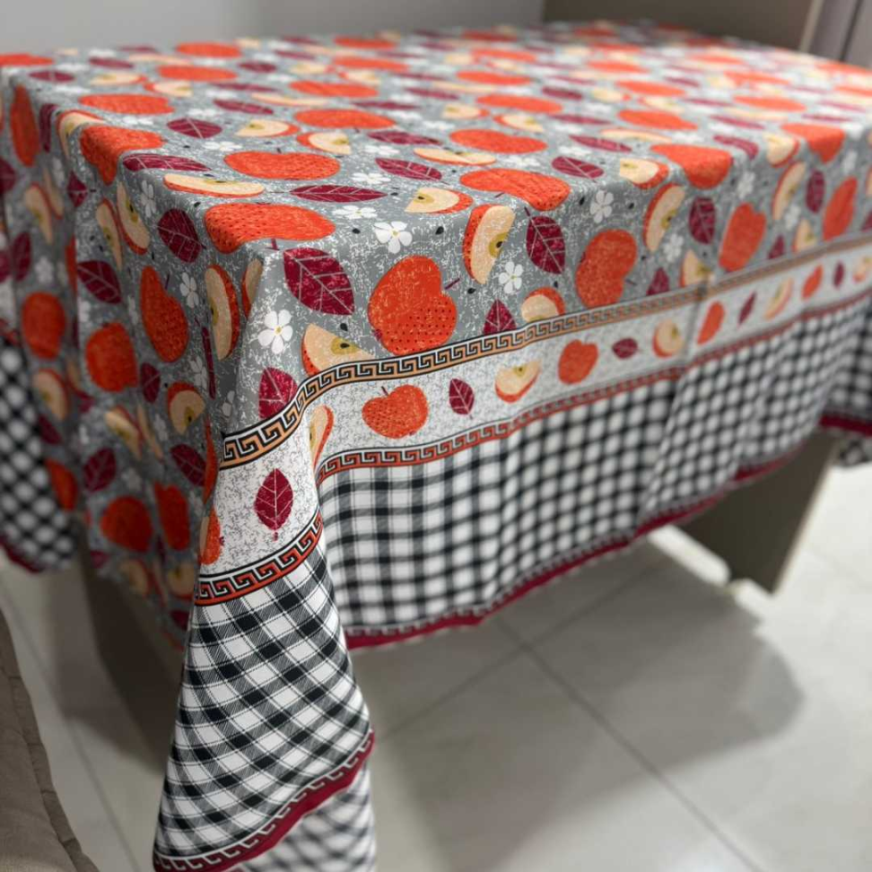 Toalha de Mesa 6 Lugares Oxford Impermeável Estampas Modernas, Fácil de Limpar e Não Amassa Deixe Sua Cozinha Linda e Prática - #18