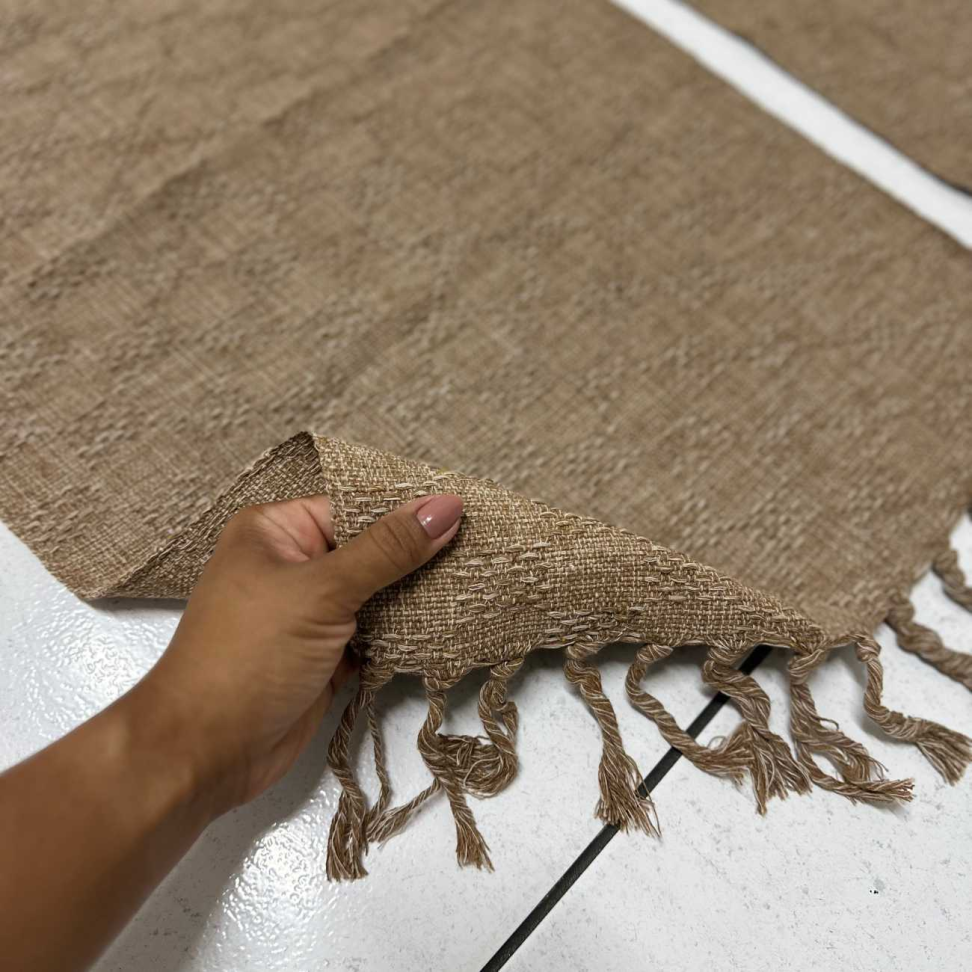 Jogo De Tapete Para Cozinha 100% Algodão - Cores Aleatórias - #11