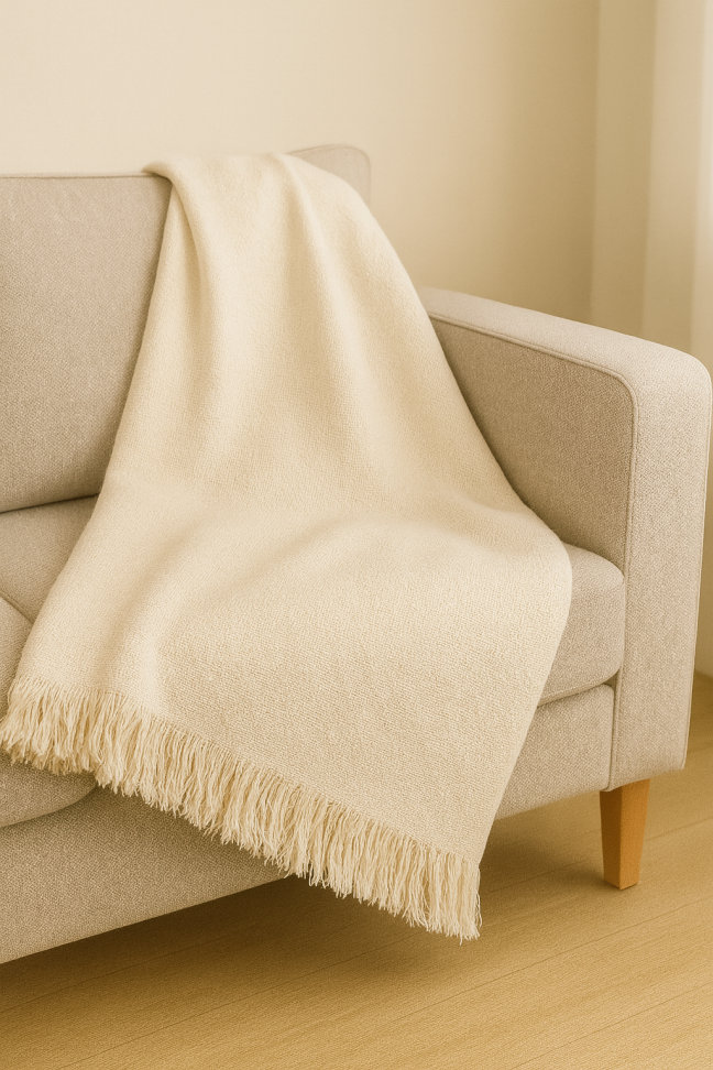 Manta Para Sofá Grande 100% Algodão - #4