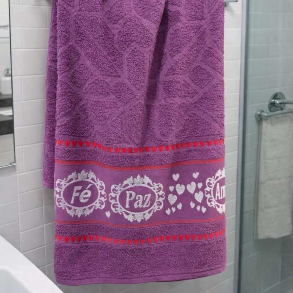 Toalha de Banho 100% Algodão 75x1,50 Absorvente Bordada Premium Conforto e Qualidade. - #5