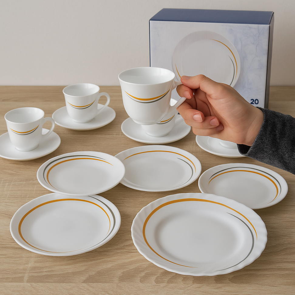 Aparelho De Jantar 20 Peças Golden Fratelli - #7