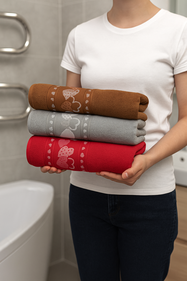 Toalha De Banho Grande 75cmx1,50cm - 100% Algodão - #16