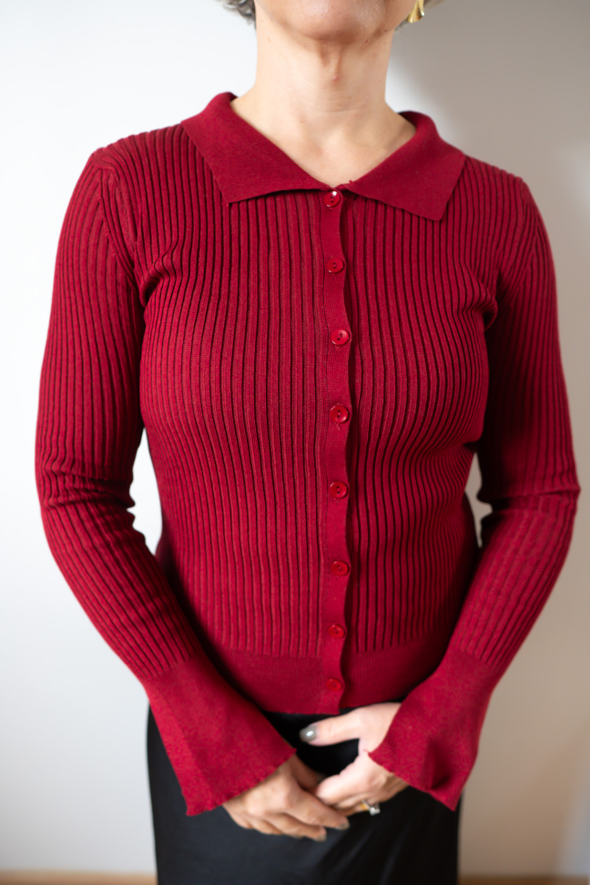 Blusa Retilínea Botões e Gola - #2