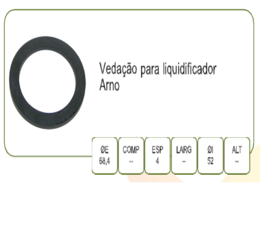 Anel Borracha Liquidificador ARNO