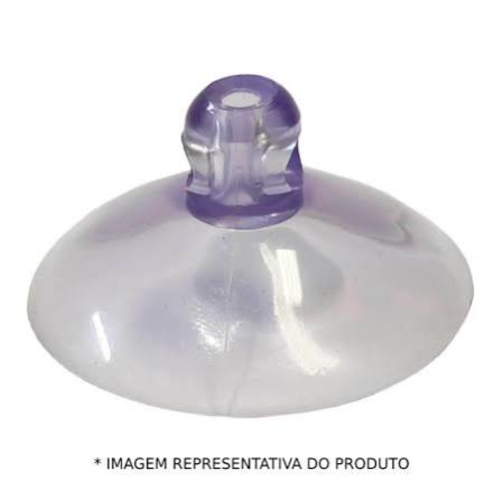Ventosa Silicone 40mm C/10un