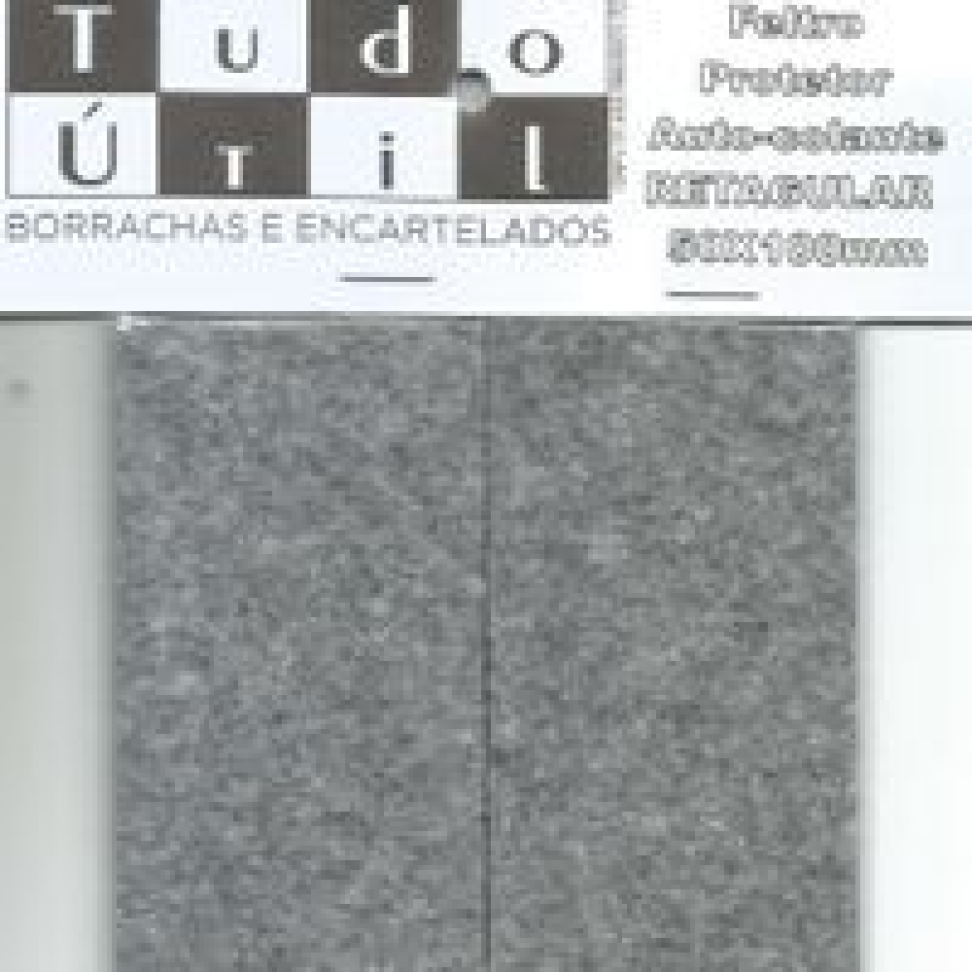 Feltro Protetor Adesivo RETANGULAR 50x100mm C/2un