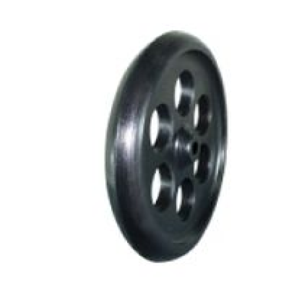 Roda Borracha Carro Feira FURADA