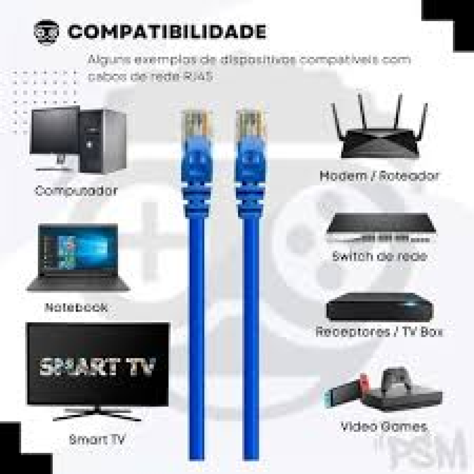 Cabo Rede Computador 2m