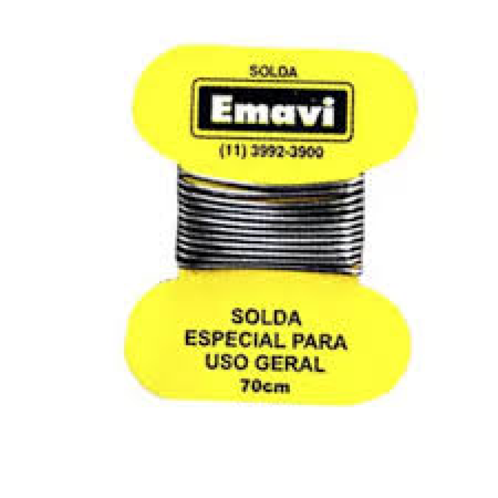 Solda Estanho Cartela 70cm