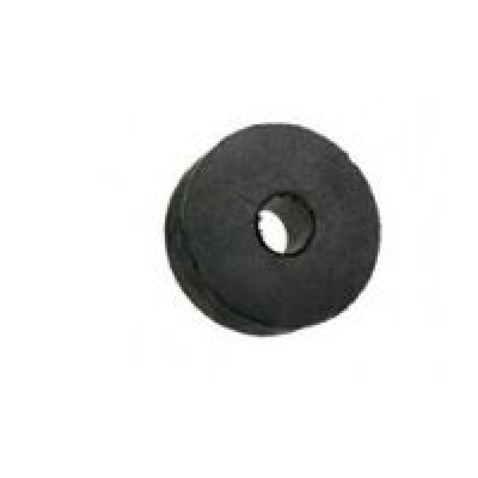 Vedante Borracha 3/8" GROSSO Preto C/10un