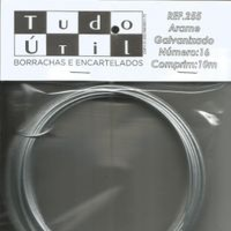 Arame Galvanizado Encartelado 16x10m