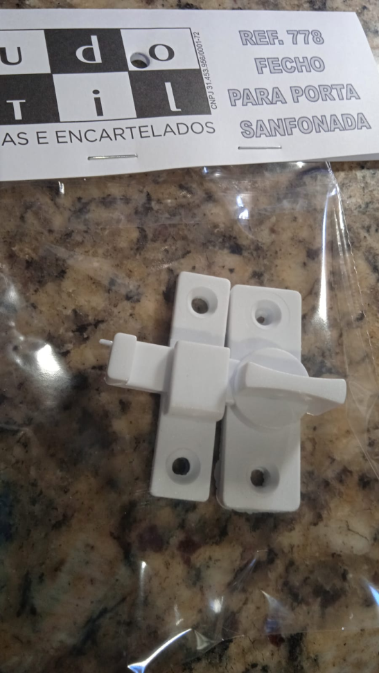Fecho para Porta Sanfonada PVC
