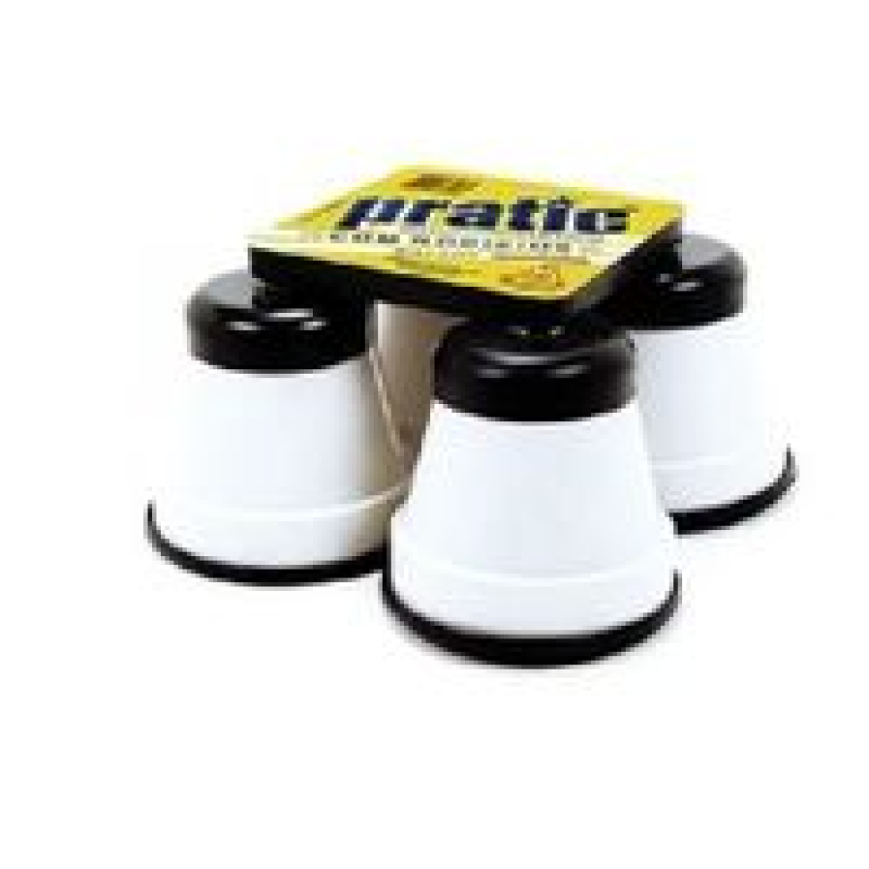 Pé Rodízio Geladeira/Fogão PVC C/4UN