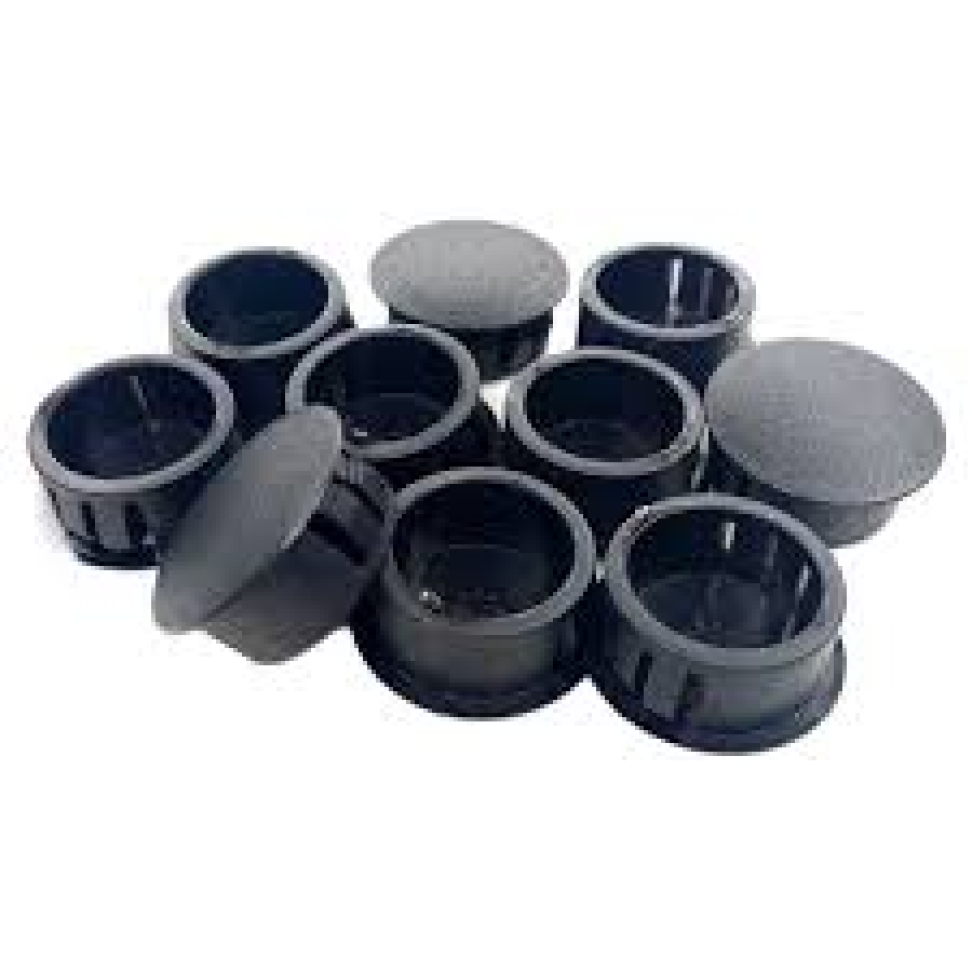 Plug Tapa Parafuso PRETO 12mm C/10un