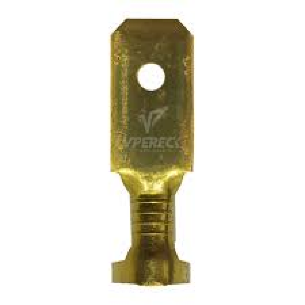 Terminal Latão MACHO 3/16" C/10un