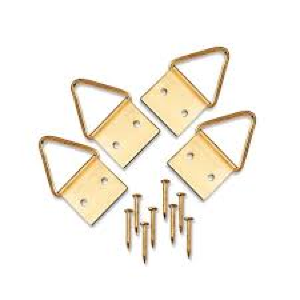 Suporte Triangular para Quadro N.1 C/10un C/pregos