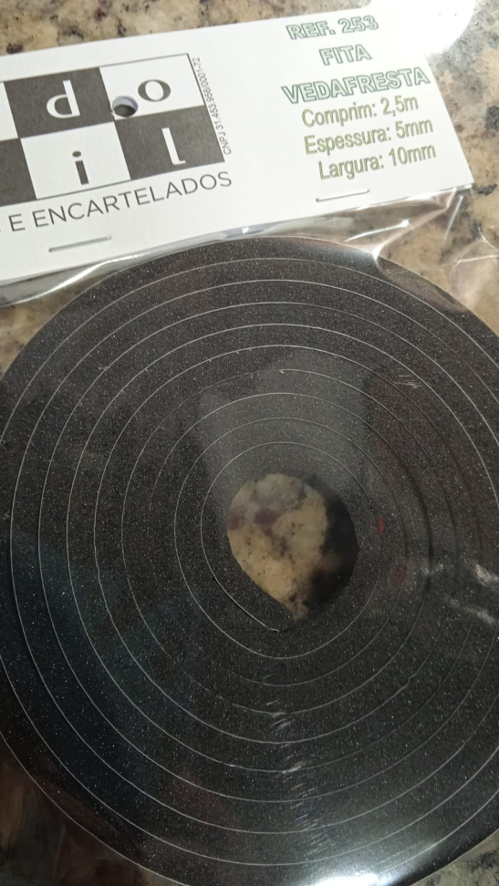 Fita Veda Fresta Estreita 10mm x 2,50m
