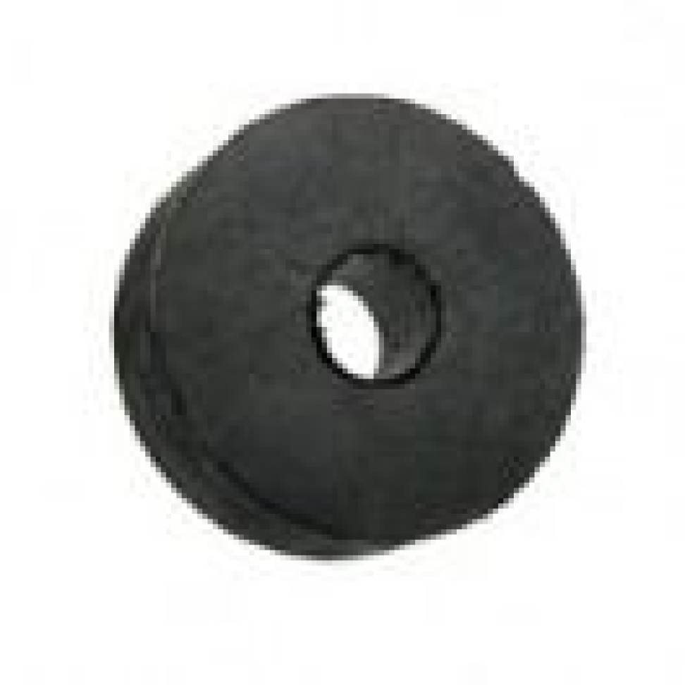 Vedante Borracha 1/2" GROSSO Preto C/50un