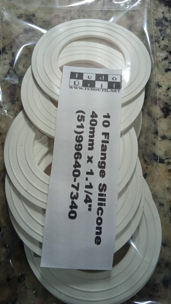 Flange Silicone 40mm x 1.1/4" C/10un
