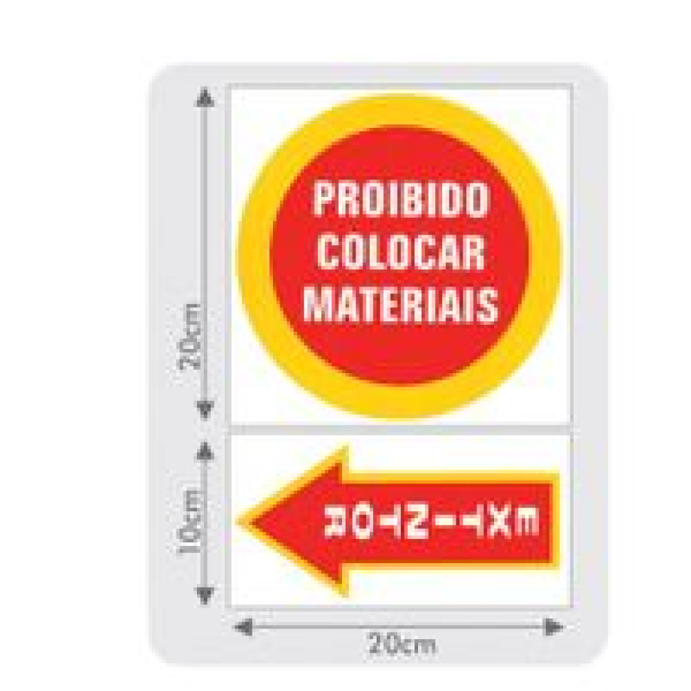 Placa EXTINTOR 20cm x 30cm
