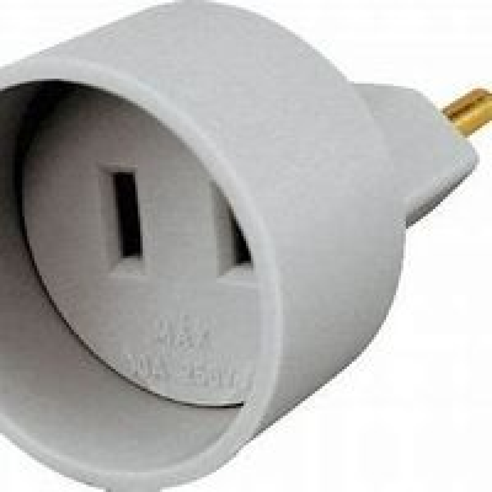 Adaptador 2P Chatos PERLEX