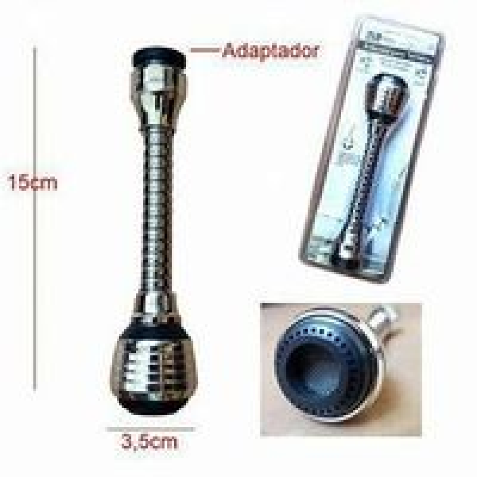 Arejador Prolongador Cromado 15cm