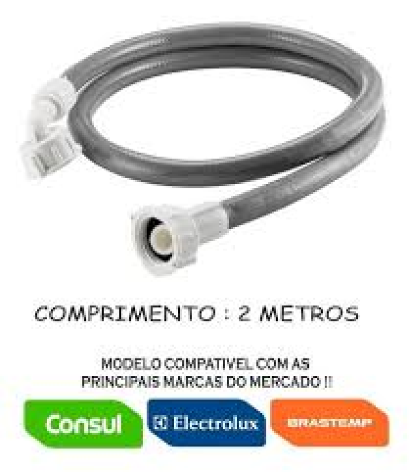 Mangueira Entrada Máquina PROFISSIONAL 2m