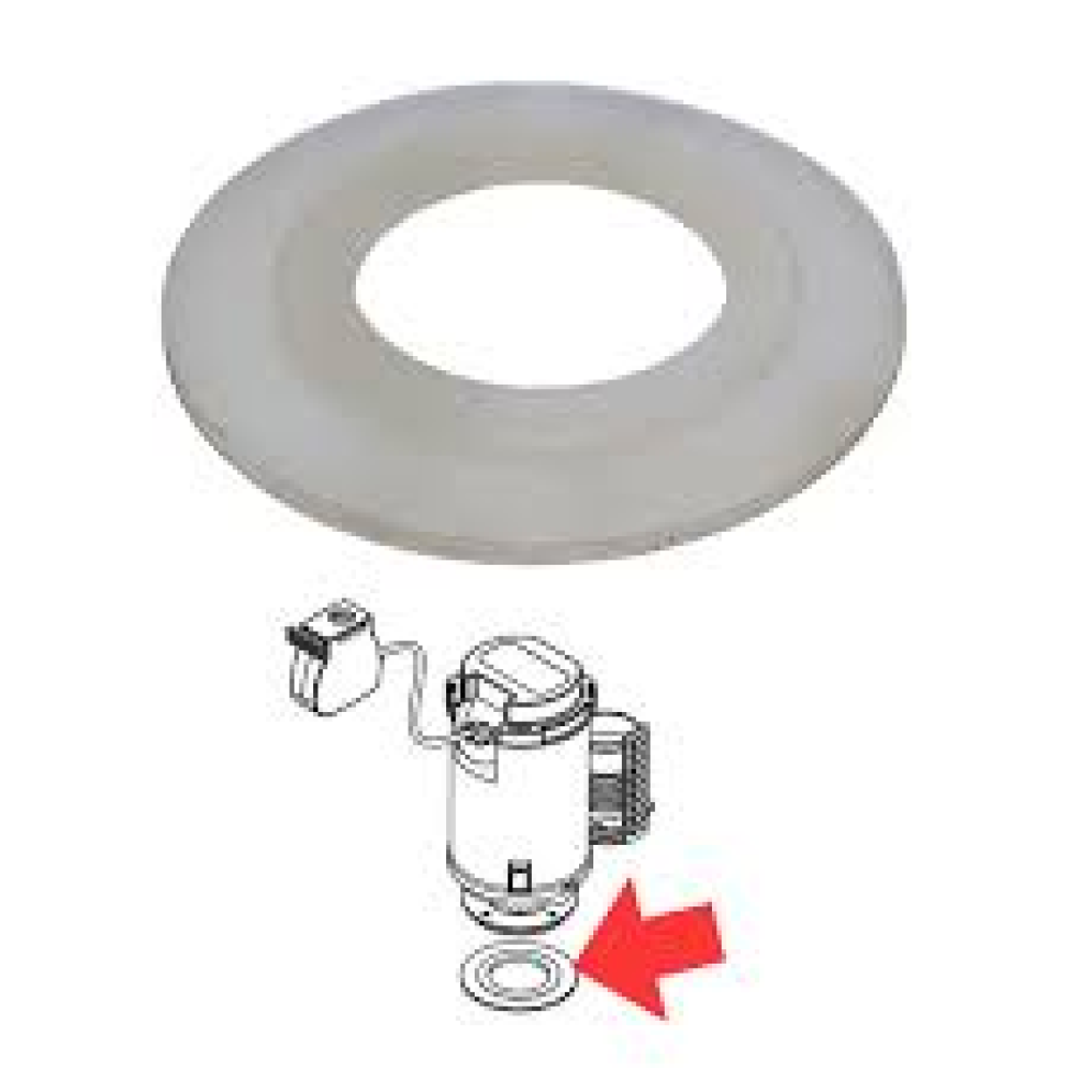 Vedante Silicone para  Caixa Acoplada Duo Systen