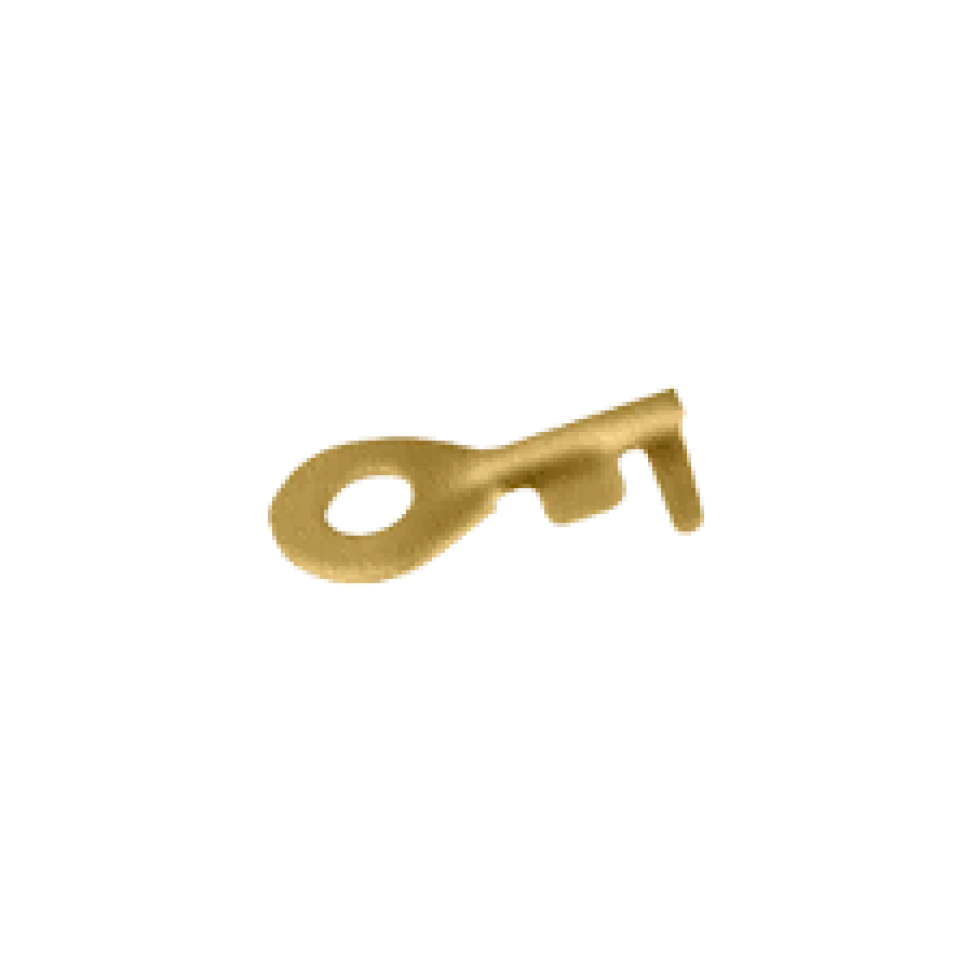 Terminal Latão Olhal 1/8" C/10un
