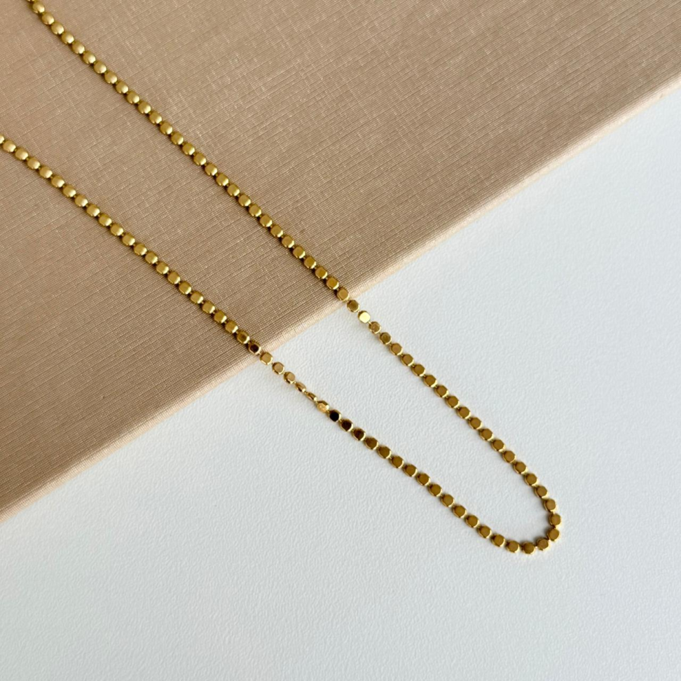Colar Bolinhas Diamantadas