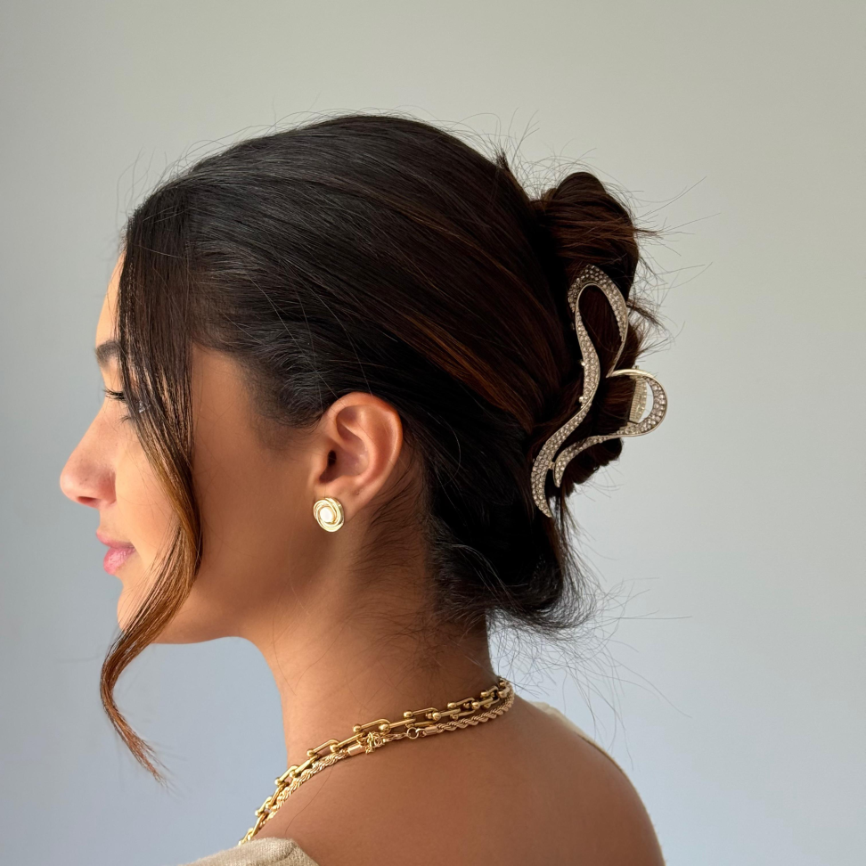 Presilha Maxi Coração Strass