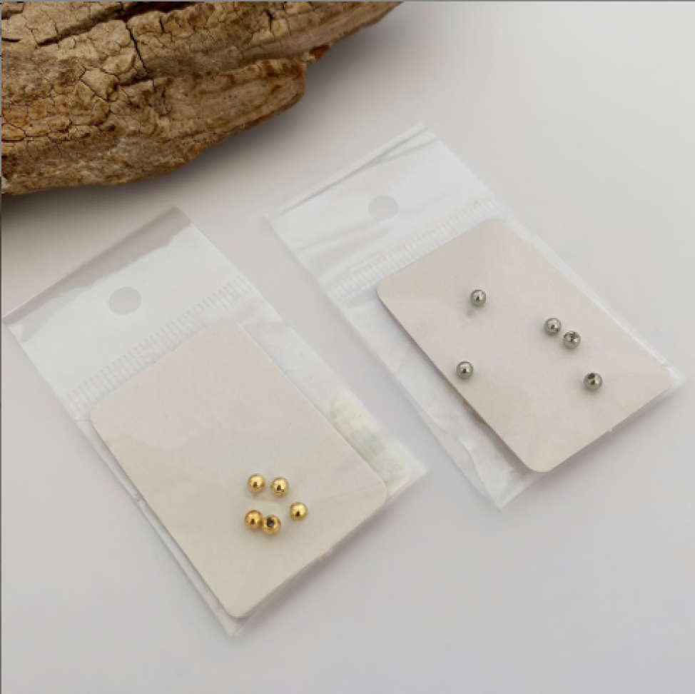 Kit Bolinhas de Piercing