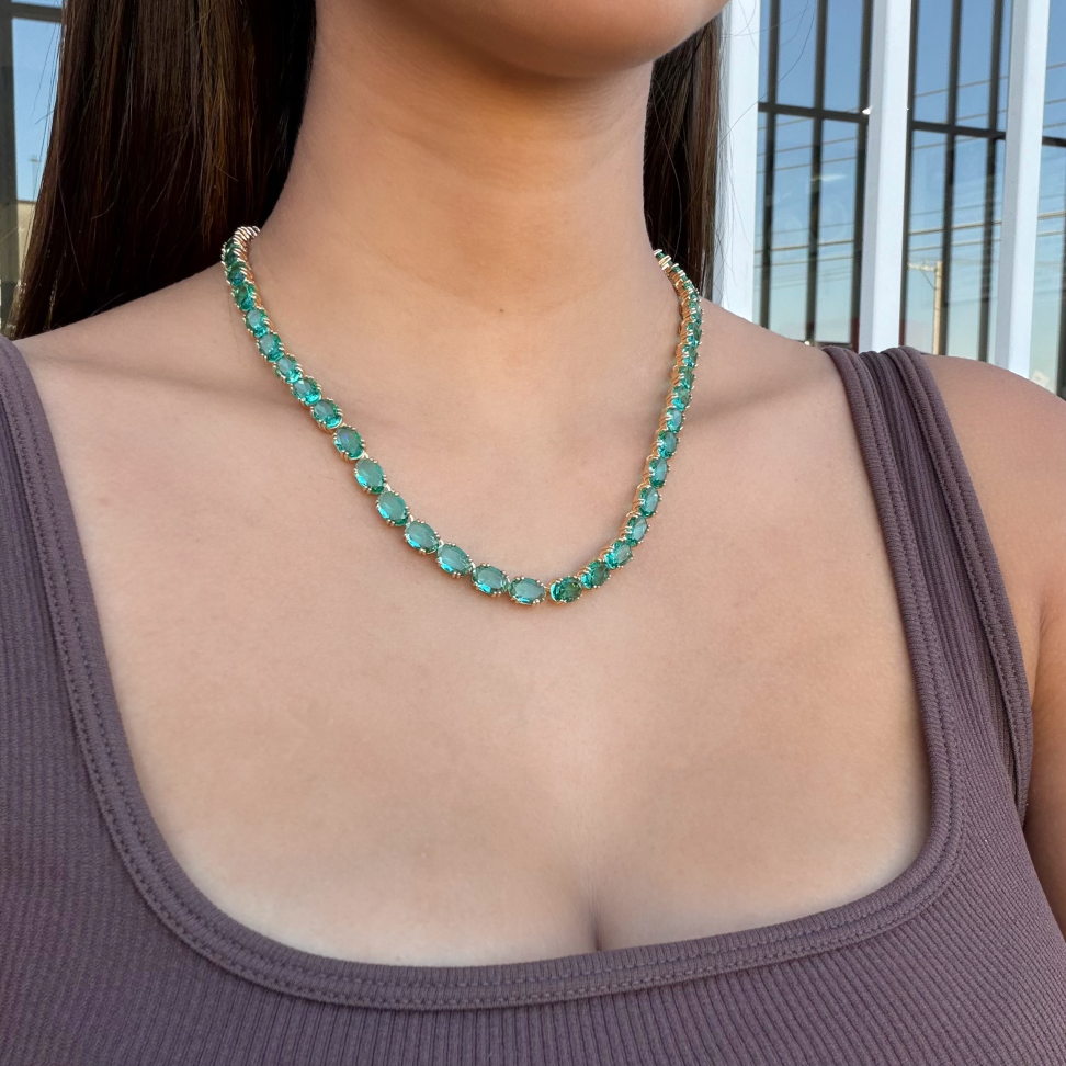 Colar Oval Colors - #9